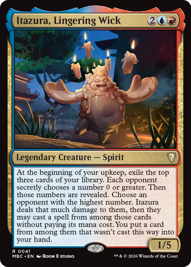 Itazura, Lingering Wick [Mystery Booster: Commander Edition] | Lots Moore NSW