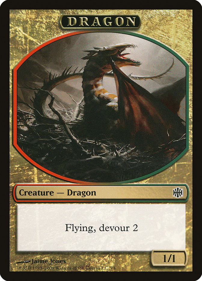 Dragon Token [Alara Reborn Tokens] | Lots Moore NSW