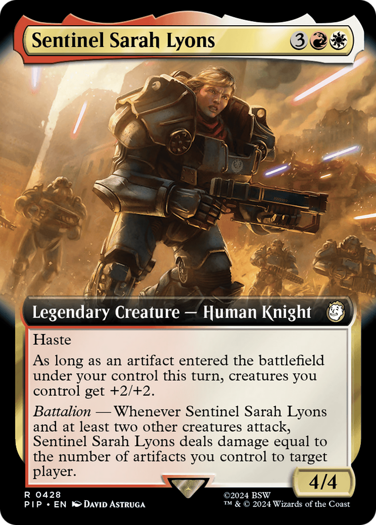 Sentinel Sarah Lyons (Extended Art) [Fallout] | Lots Moore NSW