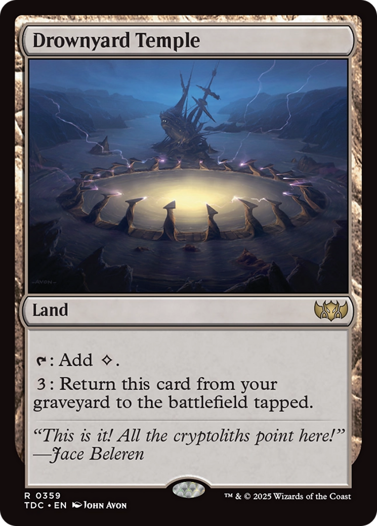 Drownyard Temple [Tarkir: Dragonstorm Commander] | Lots Moore NSW