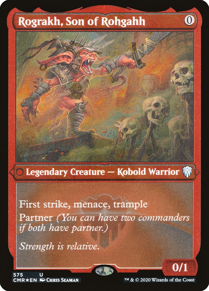Rograkh, Son of Rohgahh (Etched) [Commander Legends] | Lots Moore NSW