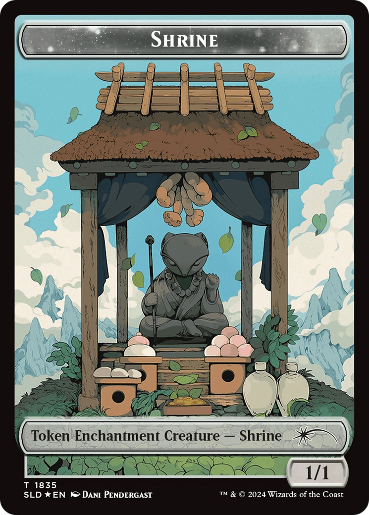Shrine Token (Rainbow Foil) [Secret Lair: From Cute to Brute Tokens] | Lots Moore NSW
