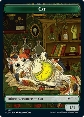 Dog // Cat Double-Sided Token [Secret Lair Commander Deck: Raining Cats and Dogs Tokens] | Lots Moore NSW