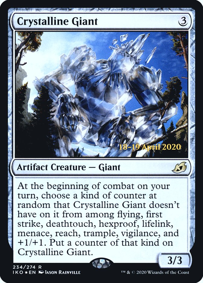 Crystalline Giant [Ikoria: Lair of Behemoths Prerelease Promos] | Lots Moore NSW