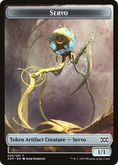 Human Soldier // Servo Double-Sided Token [Double Masters Tokens] | Lots Moore NSW