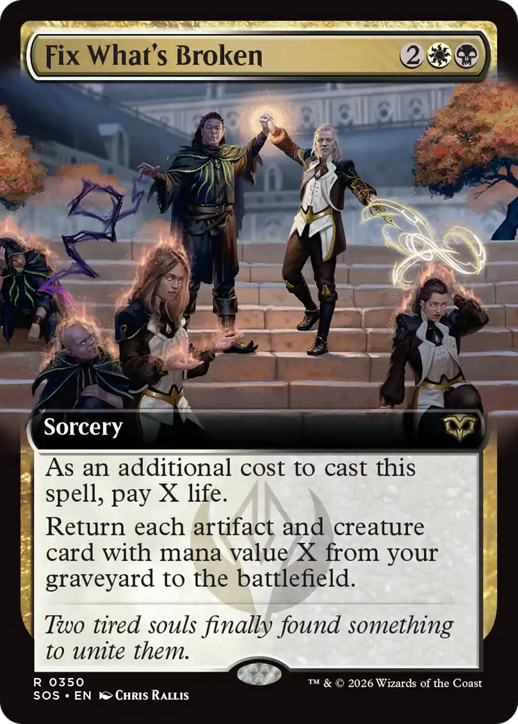 Fix What's Broken (Extended Art) [Secrets of Strixhaven] | Lots Moore NSW