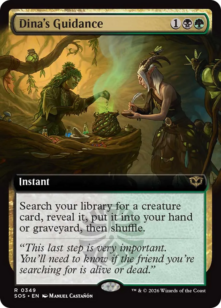Dina's Guidance (Extended Art) [Secrets of Strixhaven] | Lots Moore NSW