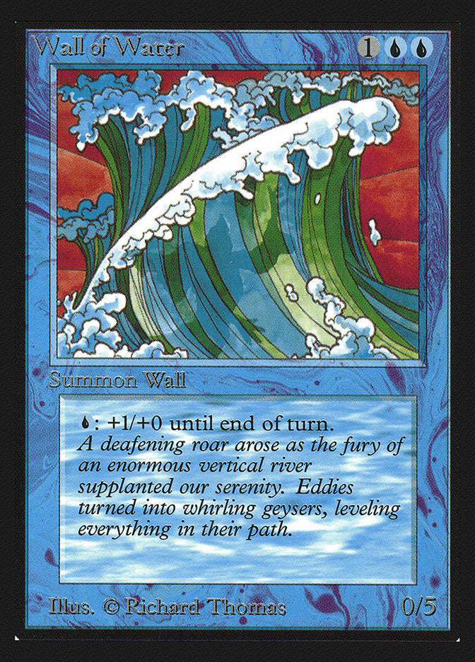 Wall of Water [International Collectors' Edition] | Lots Moore NSW