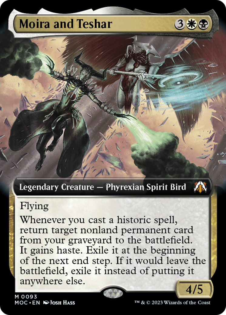 Moira and Teshar (Extended Art) [March of the Machine Commander] | Lots Moore NSW