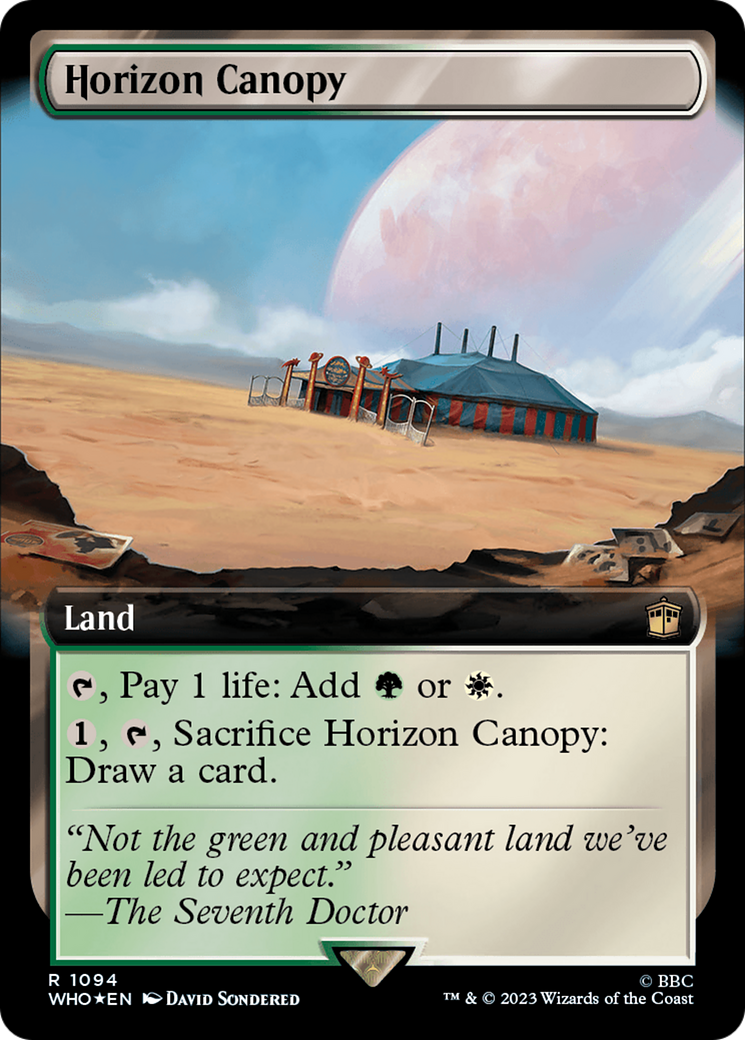 Horizon Canopy (Extended Art) (Surge Foil) [Doctor Who] | Lots Moore NSW