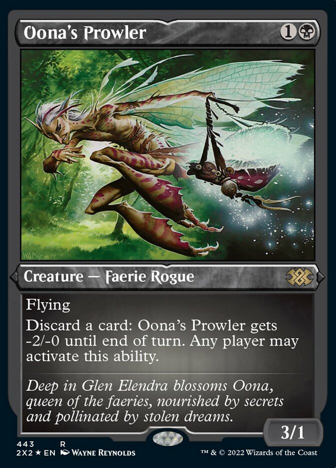 Oona's Prowler (Foil Etched) [Double Masters 2022] | Lots Moore NSW
