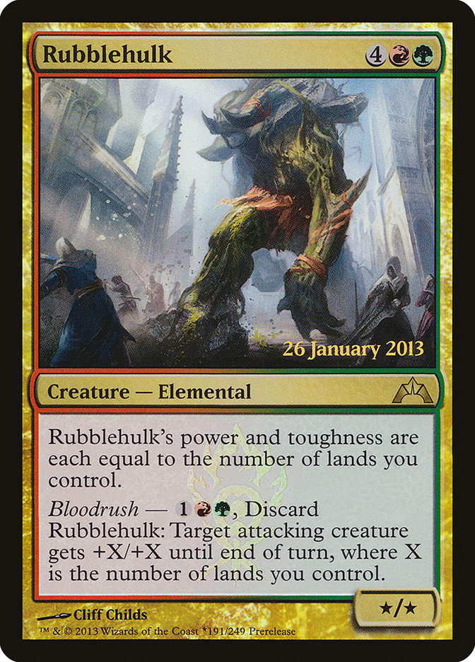 Rubblehulk [Gatecrash Prerelease Promos] | Lots Moore NSW