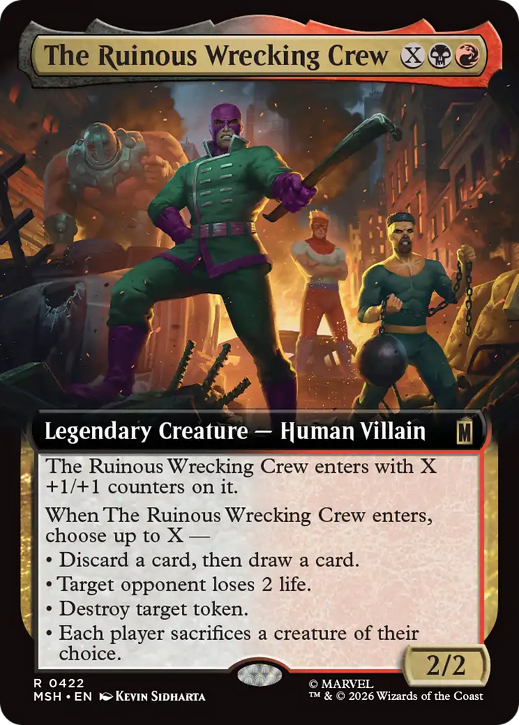 The Ruinous Wrecking Crew (Extended Art) [Marvel Super Heroes] | Lots Moore NSW
