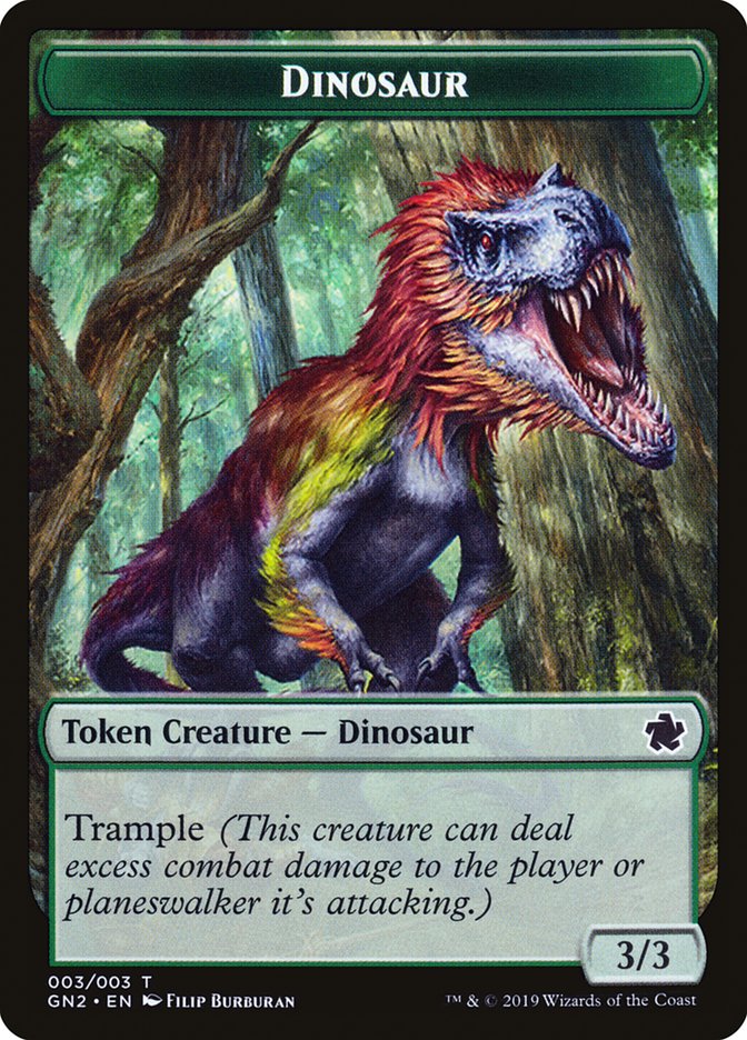Dinosaur Token [Game Night 2019 Tokens] | Lots Moore NSW