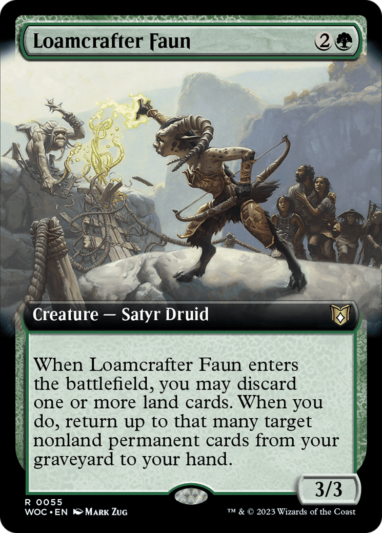 Loamcrafter Faun (Extended Art) [Wilds of Eldraine Commander] | Lots Moore NSW