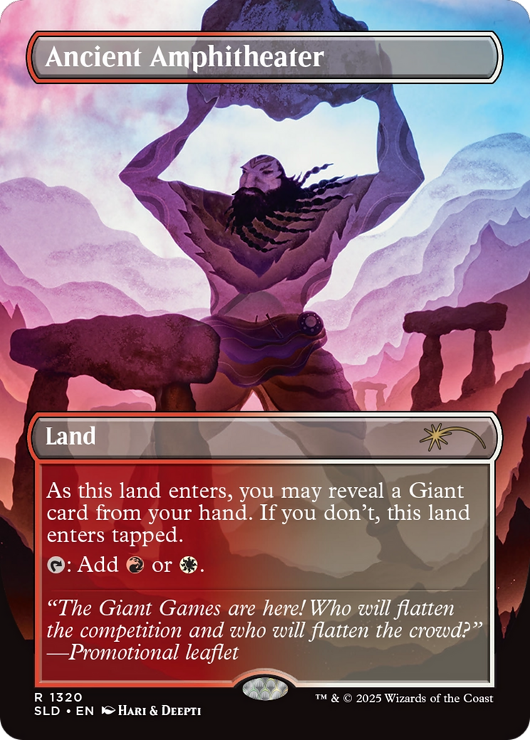 Ancient Amphitheater (Rainbow Foil) [Secret Lair Drop Series] | Lots Moore NSW