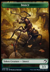 Human // Insect Double-Sided Token [Innistrad: Midnight Hunt Tokens] | Lots Moore NSW