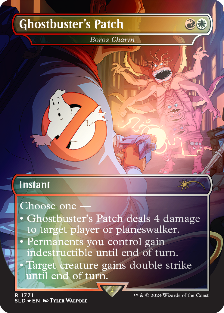 Ghostbuster's Patch - Boros Charm (Rainbow Foil) [Secret Lair Drop Series] | Lots Moore NSW