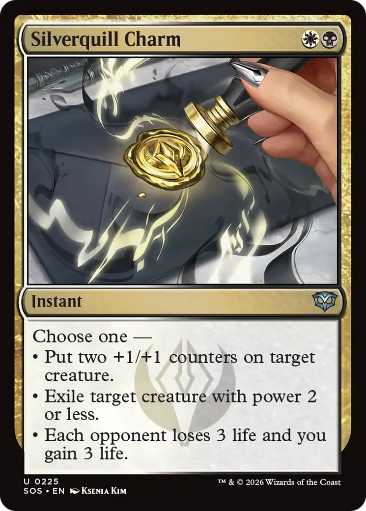 Silverquill Charm [Secrets of Strixhaven] | Lots Moore NSW