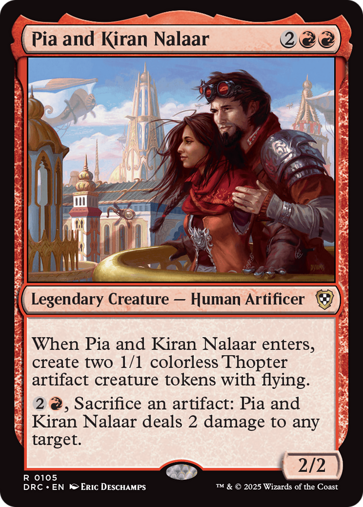 Pia and Kiran Nalaar [Aetherdrift Commander] | Lots Moore NSW