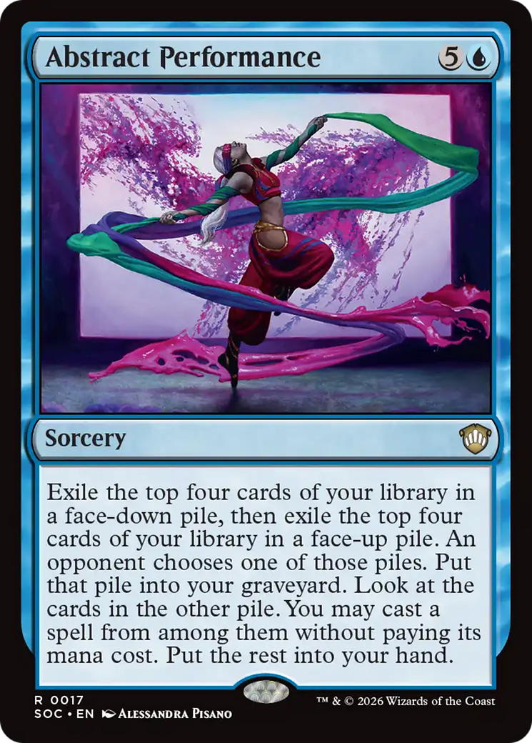Abstract Performance [Secrets of Strixhaven Commander] | Lots Moore NSW