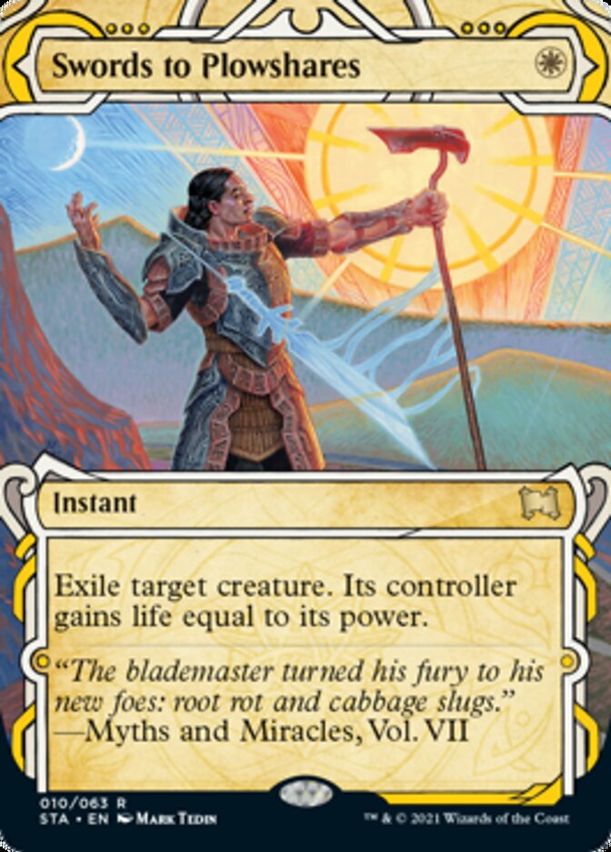 Swords to Plowshares (Foil Etched) [Strixhaven: School of Mages Mystical Archive] | Lots Moore NSW
