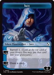 Spirit // Jace Double-Sided Token [Reality Fracture Commander Tokens] | Lots Moore NSW