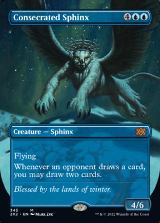 Consecrated Sphinx (Borderless Alternate Art) [Double Masters 2022] | Lots Moore NSW