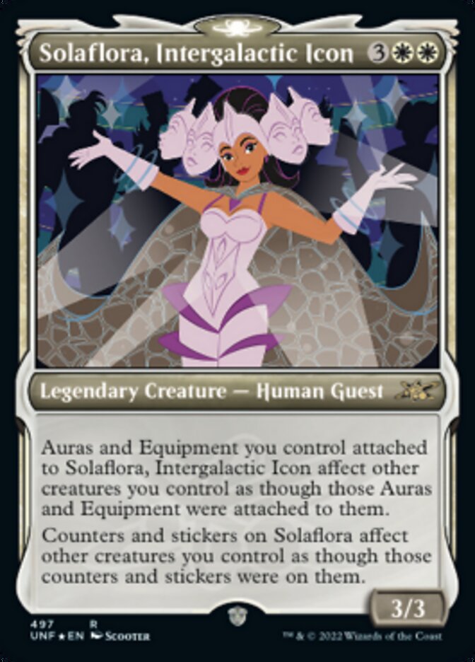 Solaflora, Intergalactic Icon (Showcase) (Galaxy Foil) [Unfinity] | Lots Moore NSW