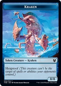 Kraken // Satyr Double-Sided Token [Theros Beyond Death Tokens] | Lots Moore NSW