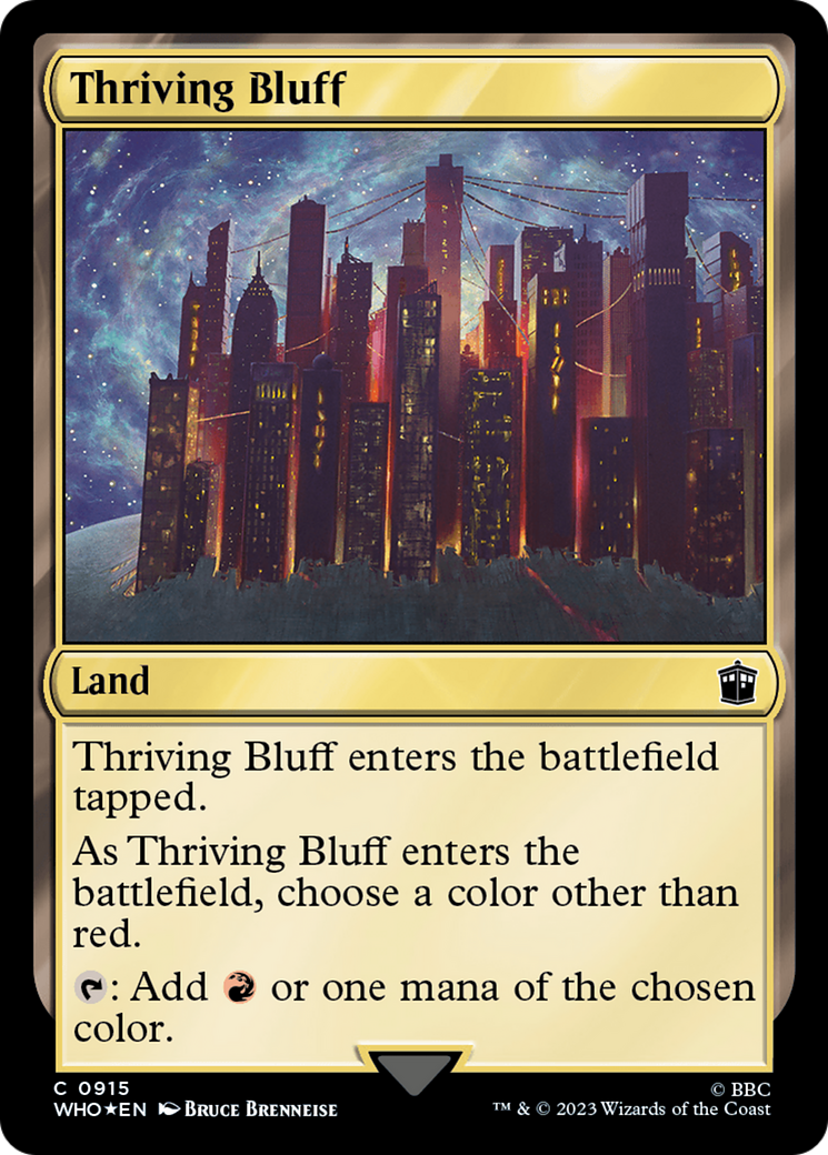 Thriving Bluff (Surge Foil) [Doctor Who] | Lots Moore NSW