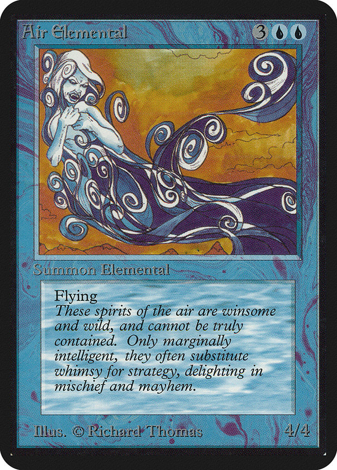 Air Elemental [Alpha Edition] | Lots Moore NSW