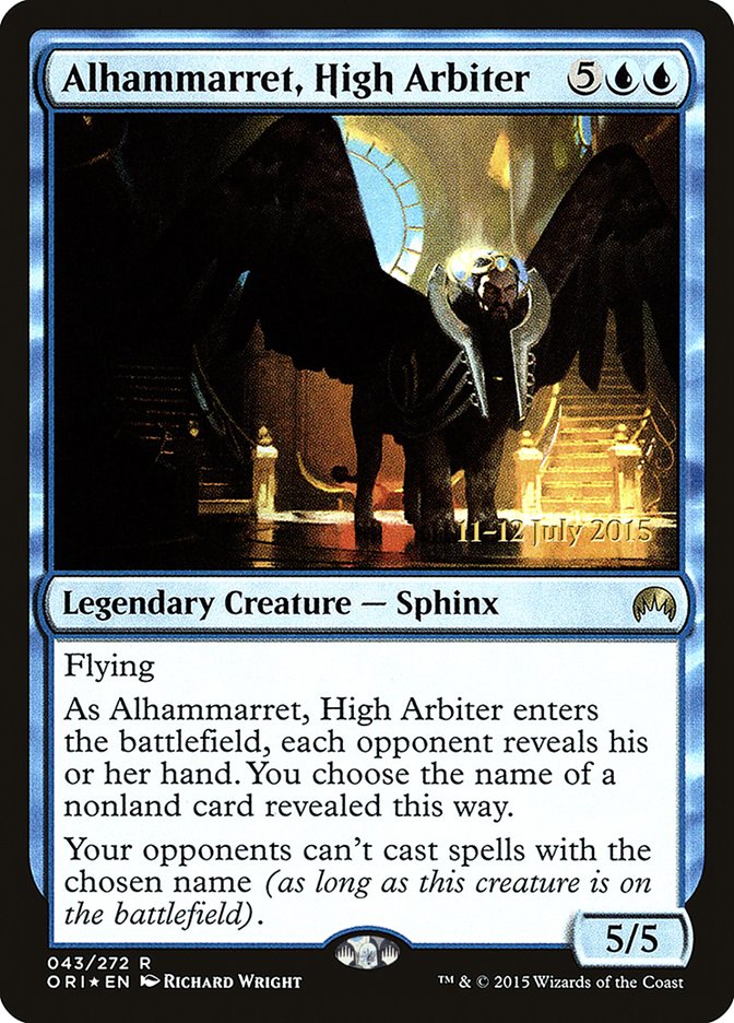 Alhammarret, High Arbiter [Magic Origins Prerelease Promos] | Lots Moore NSW