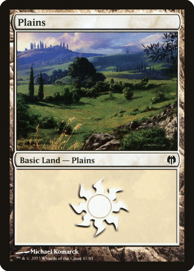 Plains (41) [Duel Decks: Heroes vs. Monsters] | Lots Moore NSW