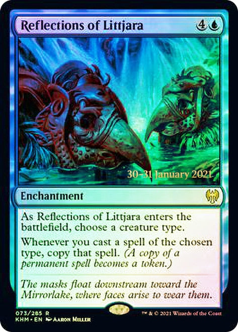 Reflections of Littjara [Kaldheim Prerelease Promos] | Lots Moore NSW