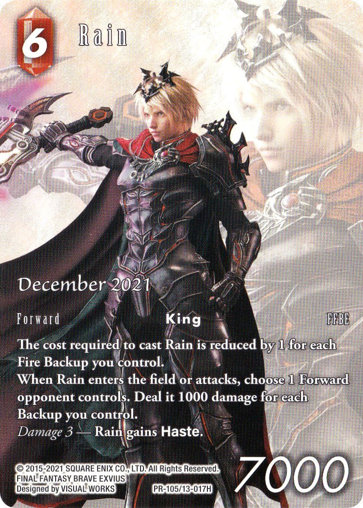 Rain (December 2021) [Opus XIII Promo Cards] | Lots Moore NSW