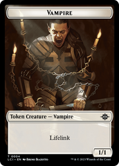 Emblem - Sorin, Lord of Innistrad // Vampire (0004) Double-Sided Token [The Lost Caverns of Ixalan Commander Tokens] | Lots Moore NSW