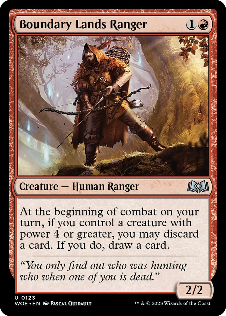 Boundary Lands Ranger [Wilds of Eldraine] | Lots Moore NSW