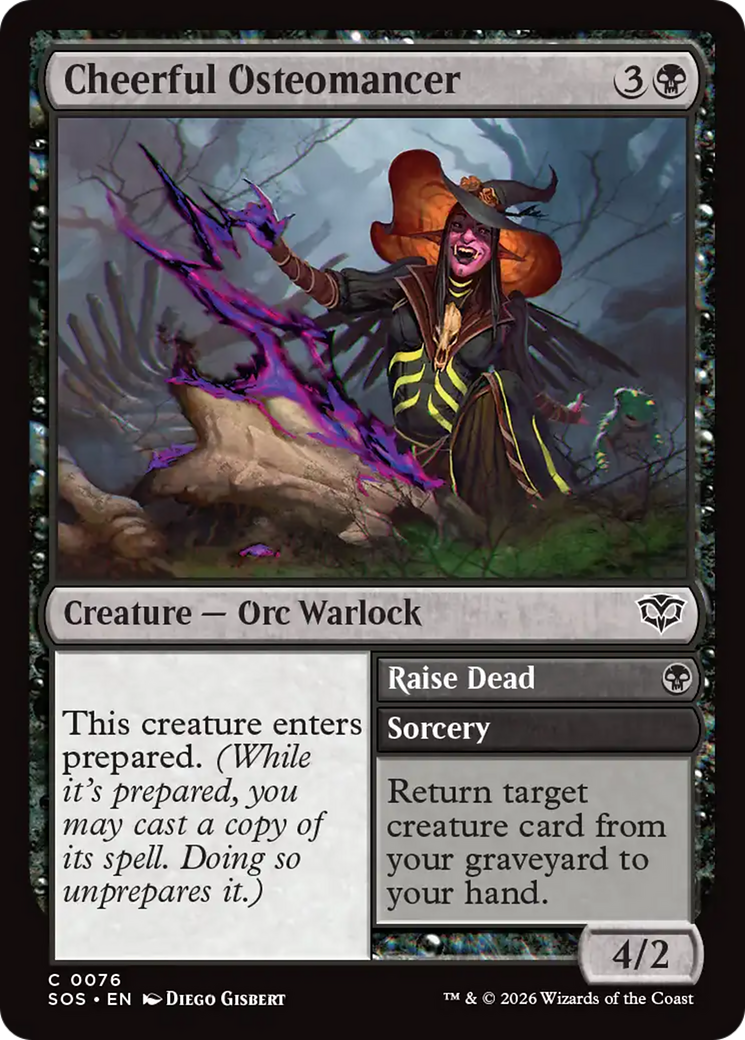 Cheerful Osteomancer [Secrets of Strixhaven] | Lots Moore NSW
