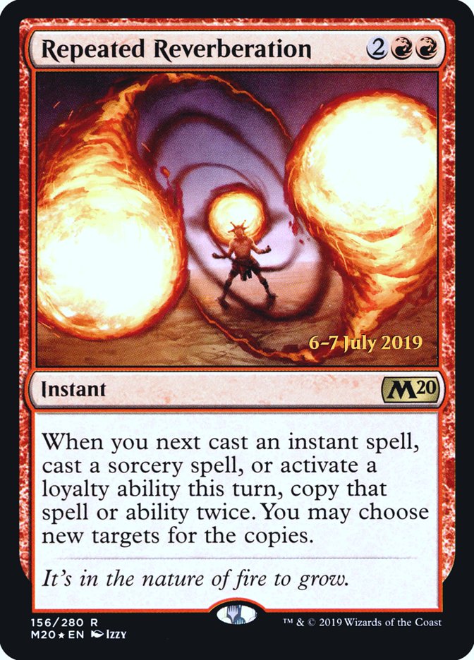 Repeated Reverberation [Core Set 2020 Prerelease Promos] | Lots Moore NSW