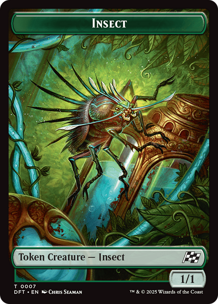Insect // Elephant Double-Sided Token [Aetherdrift Tokens] | Lots Moore NSW