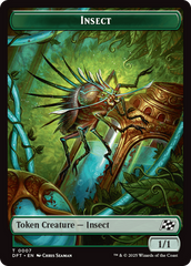 Insect // Elephant Double-Sided Token [Aetherdrift Tokens] | Lots Moore NSW
