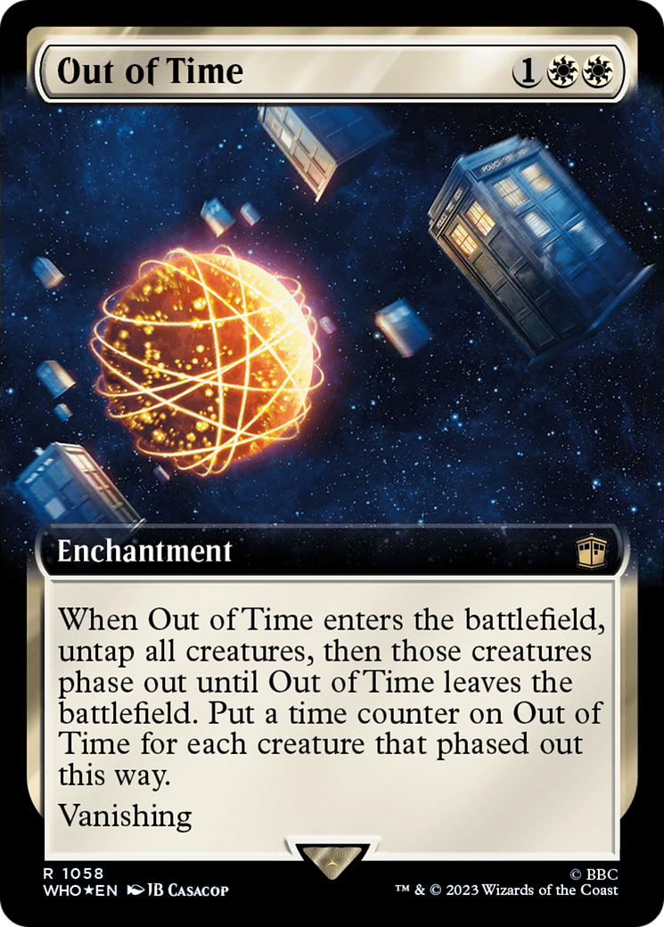 Out of Time (Extended Art) (Surge Foil) [Doctor Who] | Lots Moore NSW