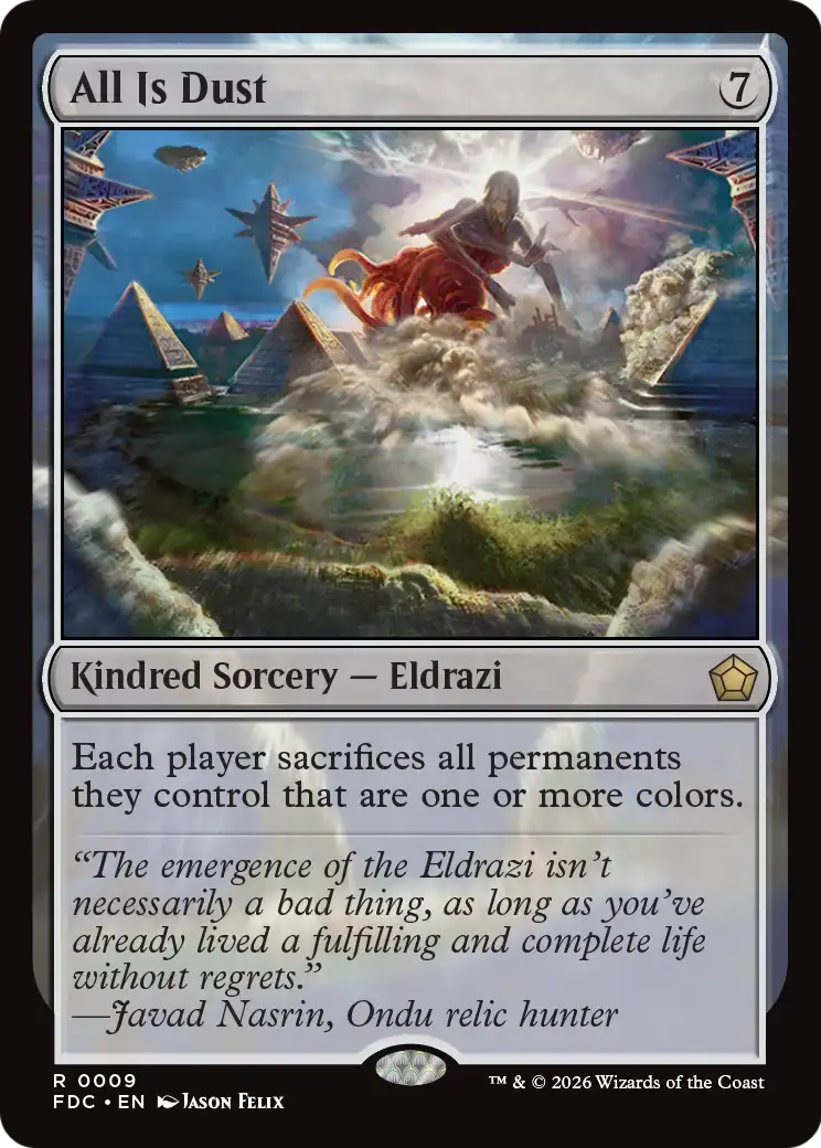 All Is Dust [Foundations Commander] | Lots Moore NSW