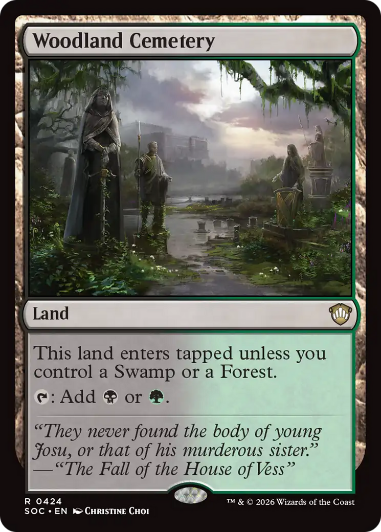 Woodland Cemetery [Secrets of Strixhaven Commander] | Lots Moore NSW