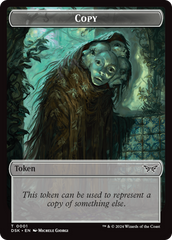Horror // Copy Double-Sided Token [Duskmourn: House of Horror Tokens] | Lots Moore NSW
