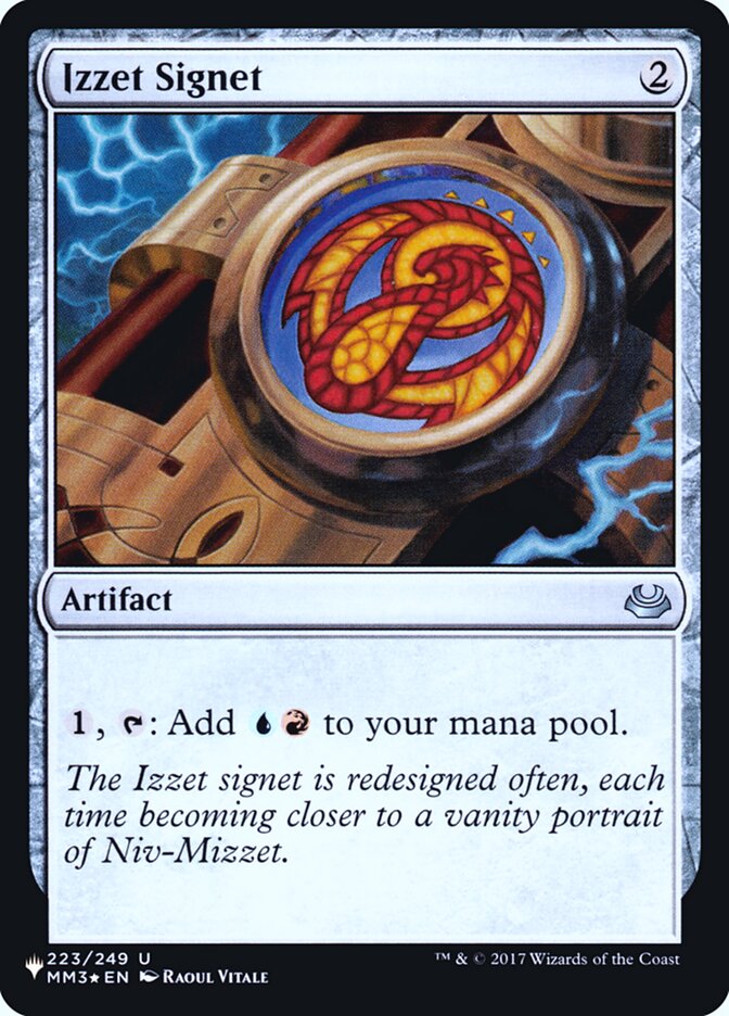 Izzet Signet [Secret Lair: Heads I Win, Tails You Lose] | Lots Moore NSW