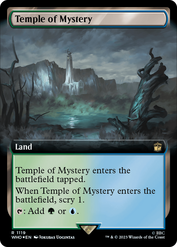 Temple of Mystery (Extended Art) (Surge Foil) [Doctor Who] | Lots Moore NSW