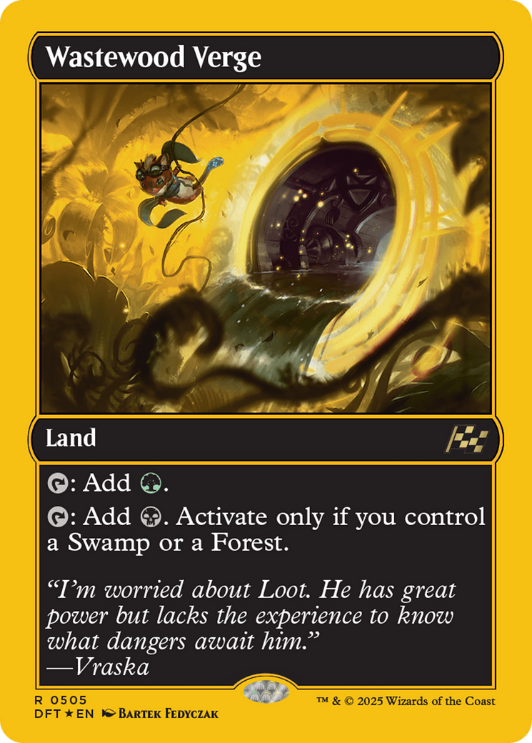 Wastewood Verge (First-Place Foil) [Aetherdrift] | Lots Moore NSW
