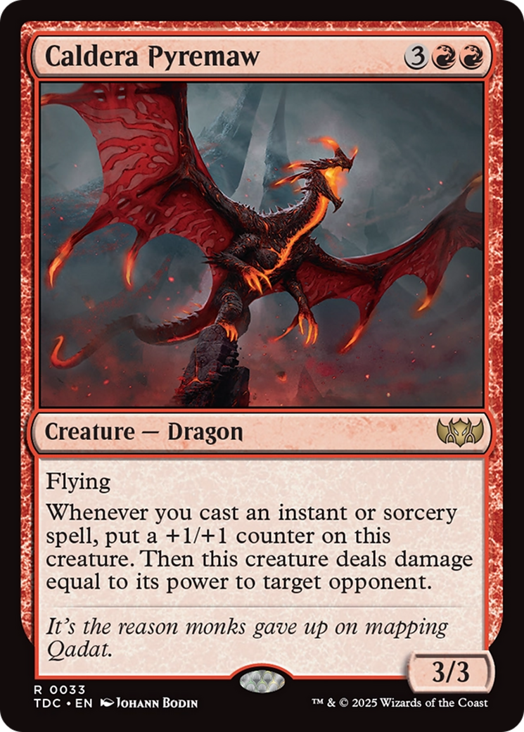 Caldera Pyremaw [Tarkir: Dragonstorm Commander] | Lots Moore NSW